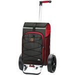 Andersen Einkaufstrolley - Tura Shopper Fado 2.1 rot 74 L Einkaufswagen, Freizeit, Thermo, XXL, Aluminium, Griff ergonomisch, klappbar, Kugellagerad