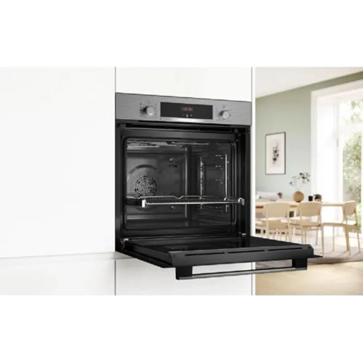 Bosch HQA514ES3, Multifunktionsofen mit Dampfzusatz, 60 cm, 3D Hotair, Edelstahl – Bild 5