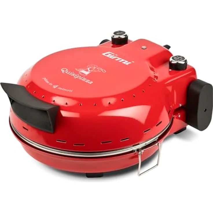 Girmi Pizzaofen FP5002 ROT, Minibackofen für perfekte Pizzen – Bild 2