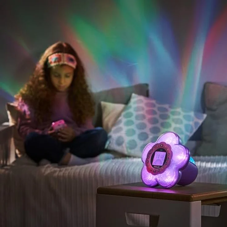 VTECH Kidimagic Galaxy Light Kinderwecker, mehrfarbig mit Projektionen, Musik, Spielen und Lerninhalten – Bild 5