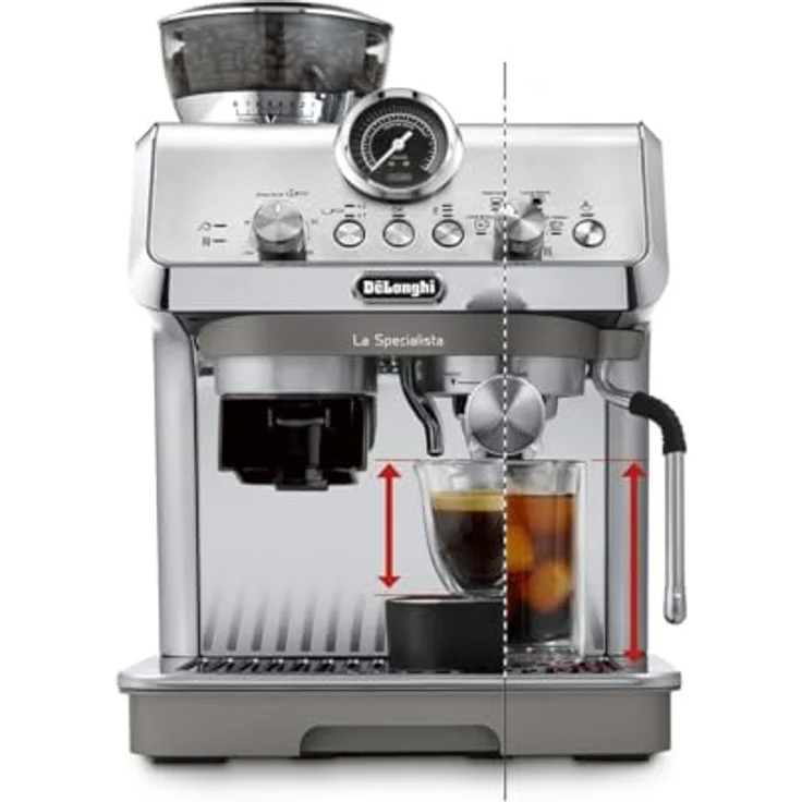 De'Longhi La Specialista Arte Evo, Siebträgermaschine, Silber - Preisvergleich – Bild 4