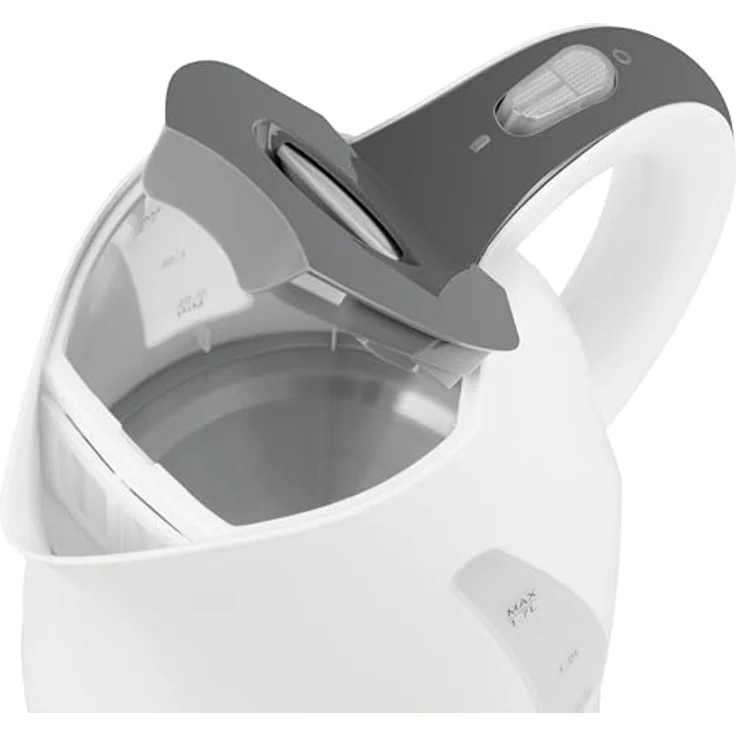 ECG RK 1712 Surfer, Wasserkocher 1,7 L, 2200 W, BPA-freies Kunststoffdesign, drehbarer Sockel, mit Trockengehschutz und Kalkfilter – Bild 5