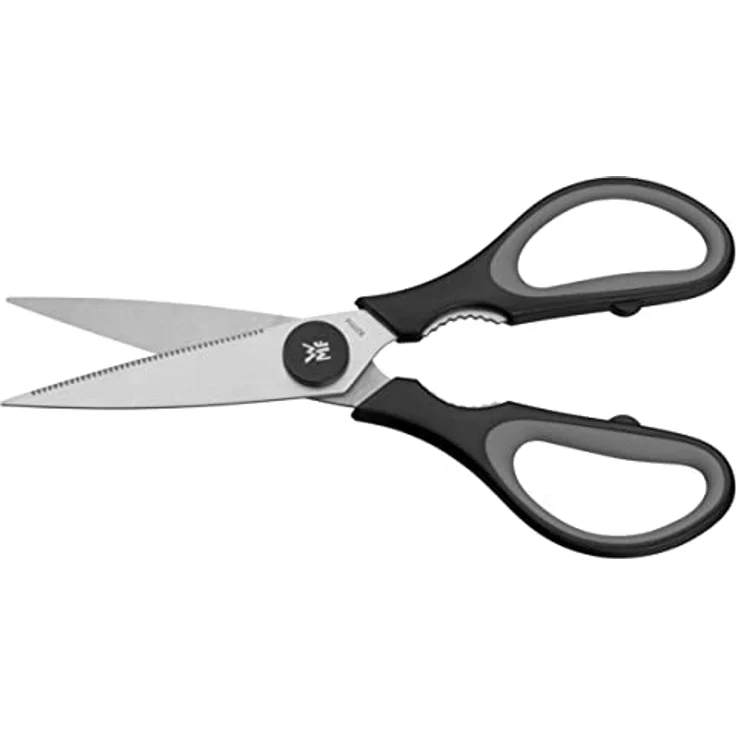 WMF Touch Küchenschere 21 cm, Haushaltsschere mit Sägeschliff, Cromargan Edelstahl Kunststoffgriff, schwarz – Bild 3