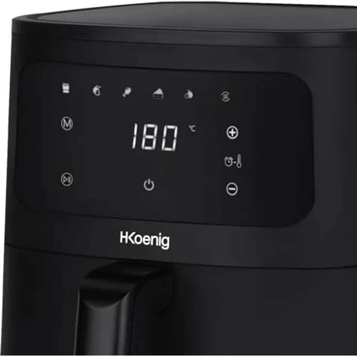 H.Koenig Airfryer XL FRY860 Heißluftfritteuse ohne Öl, 6 l Kapazität, 6 Programme, Touchscreen, bis zu 8 Personen, verstellbar 80 – 200 °C – Bild 4
