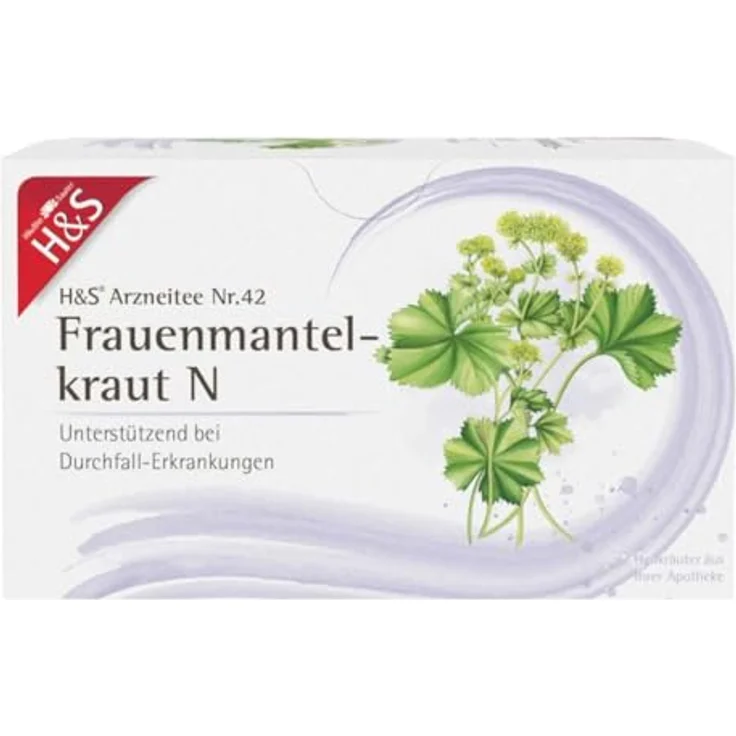 H&S Frauenmantelkraut N Filterbeutel, 20 Stück á 1 g, Unterstützung bei leichten Durchfallerkrankungen – Bild 1