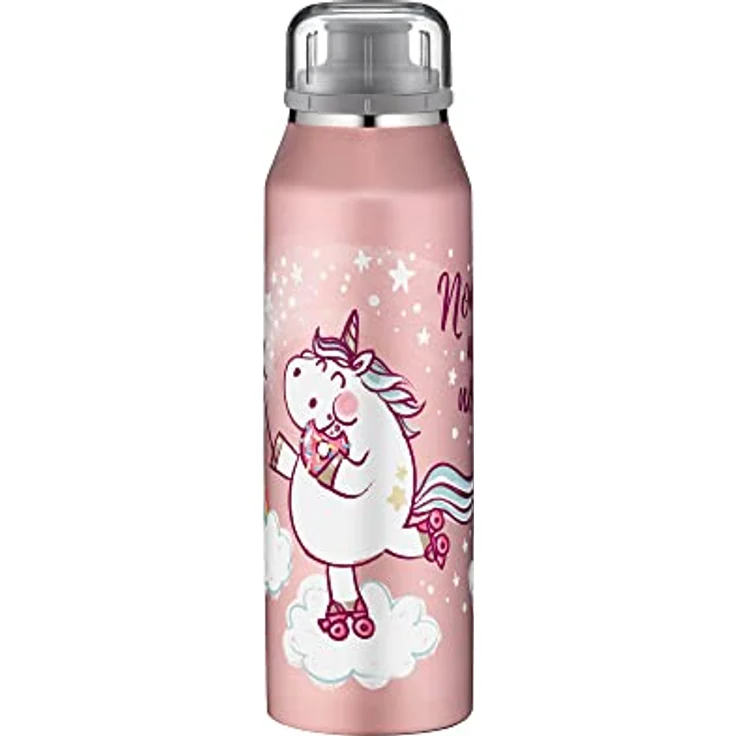 alfi isoBottle Isolier-Trinkflasche, Edelstahl, Rosa, 500ml – Bild 2