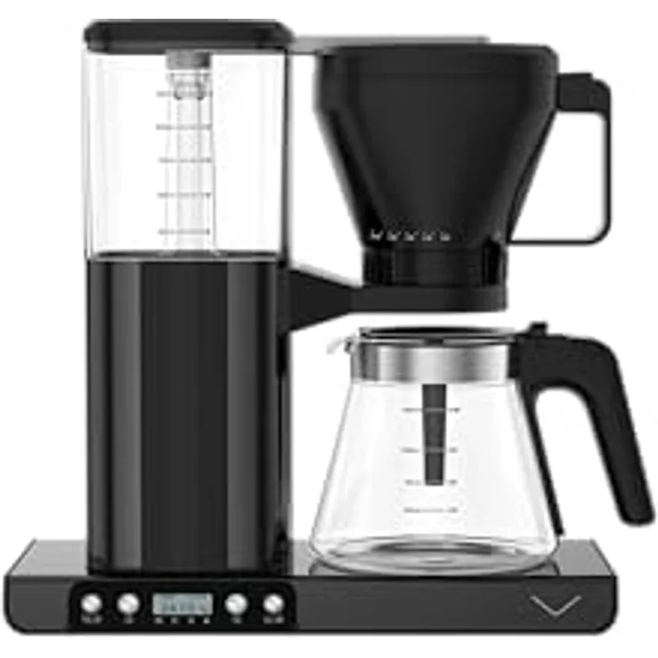 VESTEL FCM9065 Golden Cup Filterkaffeemaschine, 1550W, Edelstahlgehäuse, 1,25L Glaskanne, Warmhaltefunktion, Tropfstoppschutz