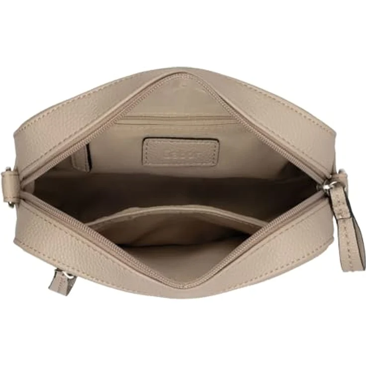 Gabor Silena Umhängetasche Camera Bag, taupe, mit 2 verstellbaren Schulterriemen und Zipper-Fächern – Bild 3
