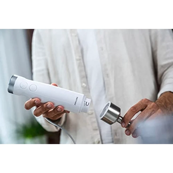 Zwilling Enfinigy Stabmixer inkl. Becher u Vakuumdeckel silber, Stabmixer, Weiss – Bild 6