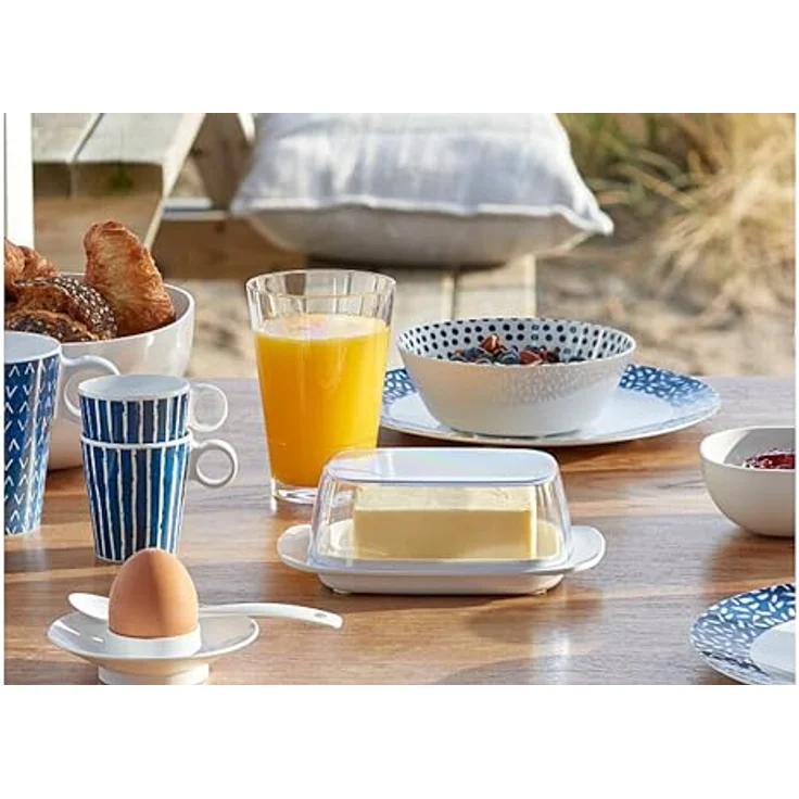 Mepal Butterdose - New edition - Nordic sage – für 250 g Butter – transparenter Deckel – passt genau in die Kühlschranktüre – spülmaschinenfest – Bild 3