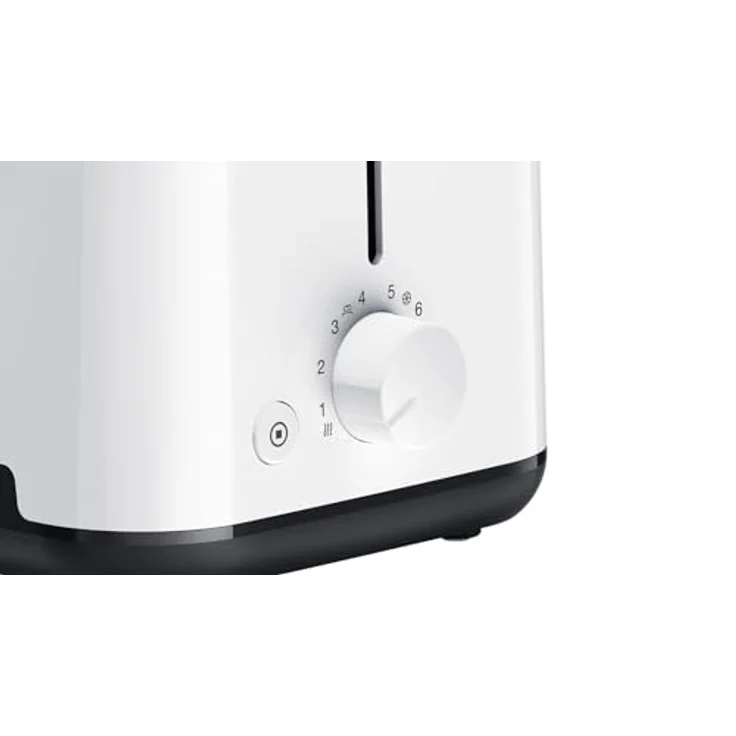Braun HT 1010 WH 2-Schlitz-Toaster, 1000 Watt, 8 Bräunungsstufen, Röstgradelektronik, Kunststoff, weiß – Bild 4