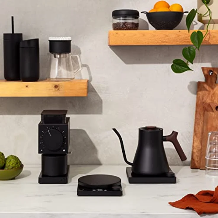 Fellow Tally Pro Studio Digital Kaffeewaage – Präzisionswaage mit Glasoberfläche – Digital bis 2.200g – OLED-Display – Mattschwarz – Bild 5
