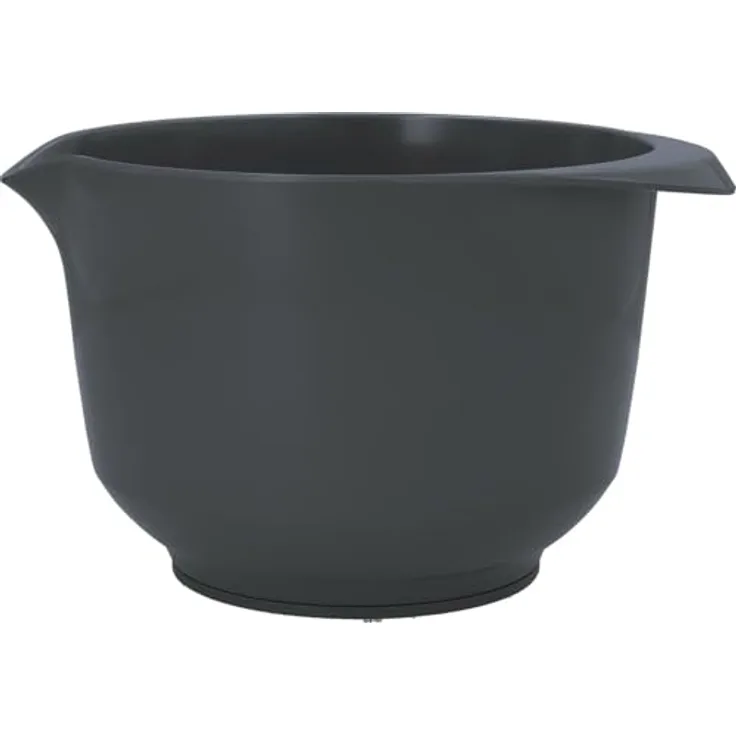 RBV Birkmann Rühr- und Servierschüssel Cool Grey, 4L aus PET, spülmaschinen- und mikrowellengeeignet, mit rutschfestem Boden