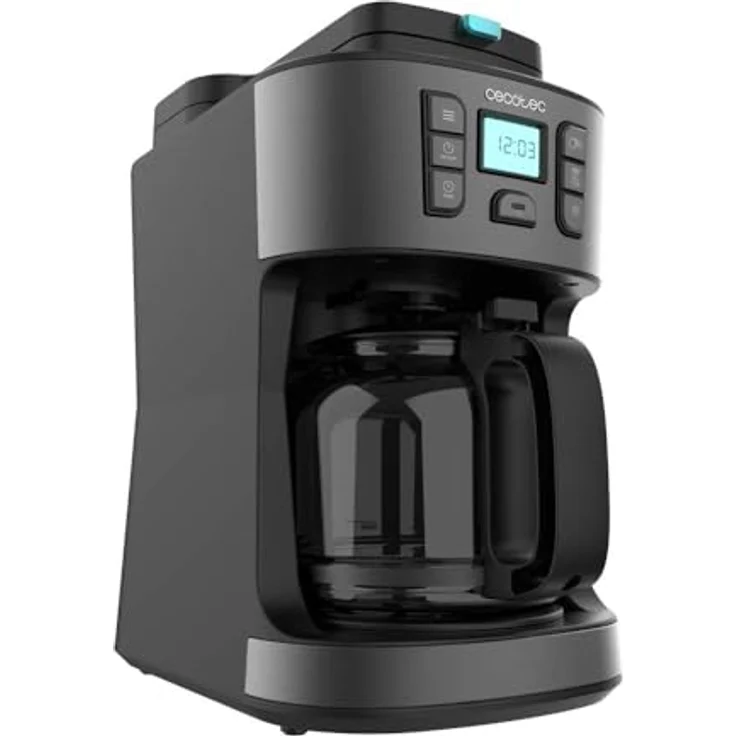Cecotec Coffee 66 Grind & Drop, Edelstahl Tropfkaffeemaschine mit 1086 W, 12 Tassen, Extremearoma-Technologie, digitale Steuerung, automatische Abschaltung – Bild 2