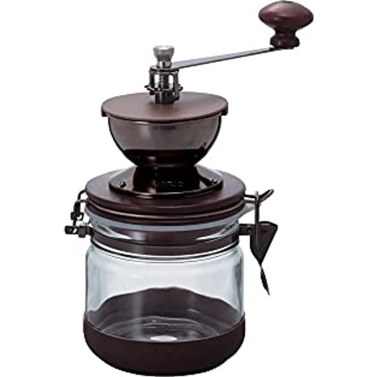 HARIO CMHN-4 Teekanne, Glas Kaffeemühle, 100 milliliters, Braun - Hochwertige Material, Hochwertige Abmessungen, Robustheit, Flexible Gestaltung – Bild 1