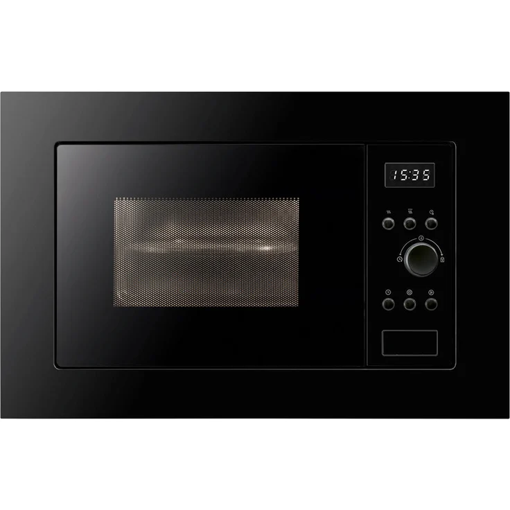 Oranier Mikrowelle, Schwarz, mit Kindersicherung, Garraumbeleuchtung, elektronischem Bedienfeld und LED-Display, 59.5x38.4x31.9 cm
