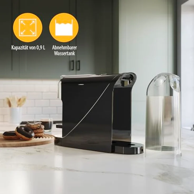 Tristar CM-2302 Kaffeebereiter, 0,8 L, 1400 W, Hochdruckpumpe mit 20 bar, kompatibel mit Nespresso-Kapseln – Bild 7