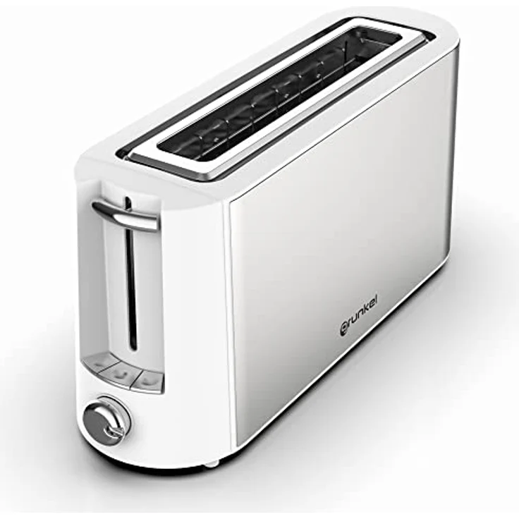Grunkel - TS-MAXISTEEL - Extra breiter Schlitz-Toaster mit 6 Toaststufen und abnehmbarer Krümelauflage, Überhitzen, Auftauen und Abbrechen - Edelstahl - 1000 W – Bild 3