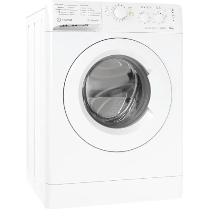 Indesit MTWC 91296 W IT, Frontlader Waschmaschine, 9 kg, A, 1200 RPM, weiß, 75 dB