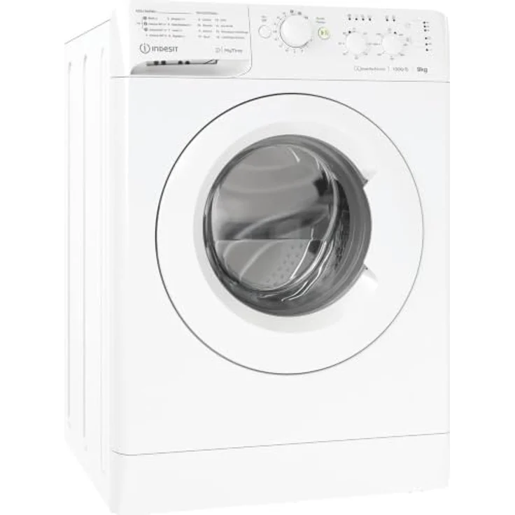 Indesit MTWC 91296 W IT, Frontlader Waschmaschine, 9 kg, A, 1200 RPM, weiß, 75 dB – Bild 1