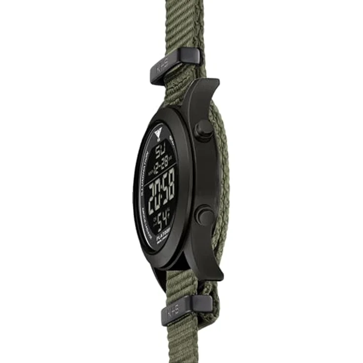 KHS Armbanduhr Platoon Digital Olivgrün/Schwarz PLABSD.NSGO – Bild 5