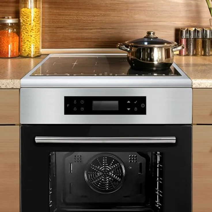 KKT KOLBE SH6313IND, Backofen und Induktionskochfeld mit 10 Heizfunktionen, 58 cm SUPERKERAMIK®-Oberfläche und TouchSelect Sensortasten – Bild 3