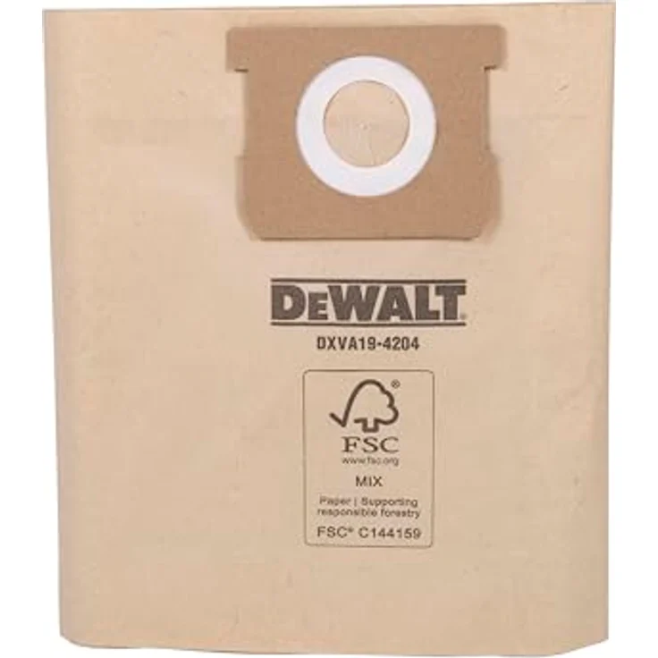 DEWALT DXVA19-4204 Schmutzfangsack 3er Set, passend für DXV20P, DXV20S, DXV25S, DXV30SA und PRO/PTA Serie – Bild 2