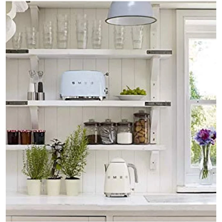 Smeg TSF02PBEU 4-Scheiben-Toaster, 1500W, 6 Bräunungsstufen, pastellblau – Bild 5