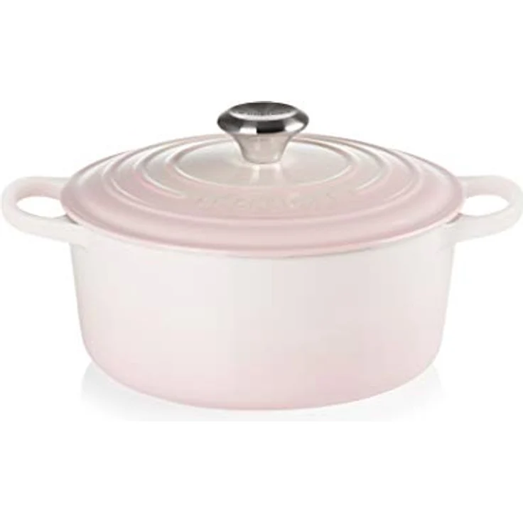 Le Creuset Bräter Signature, rund, 24 cm shell pink – Bild 2