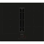 SIEMENS Kochfeld mit Dunstabzug, 60 cm, 4 Kochzonen, powerBoost-Funktion, touchControl-Steuerung, flächenbündiges Design, inkl. Clean Air Plus Geruchsfilter, Schwarz