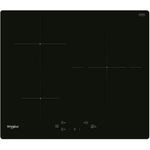 Whirlpool Gas-Kochfeld, 60 cm, Schwarz, TouchControl, Zeitschaltuhr, Kindersicherung