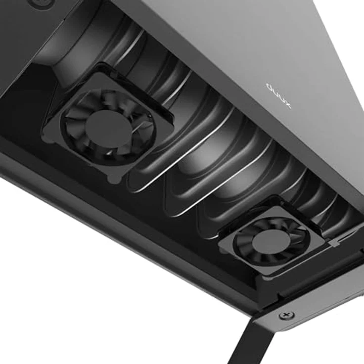 Duux Edge Oil, ölfreier Radiator mit 2000 Watt Heizleistung, grau – Bild 5