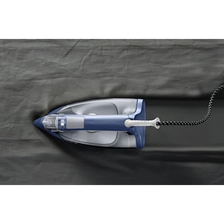 Rowenta Effective+ Dampfbügeleisen, 2400 Watt, kontinuierliche Dampfabgabe von 40 g/Min., Dampfstoß, benutzerfreundliche Funktionen, transparenter Wassertank, Blau/Grau, DX1636D1 – Bild 4
