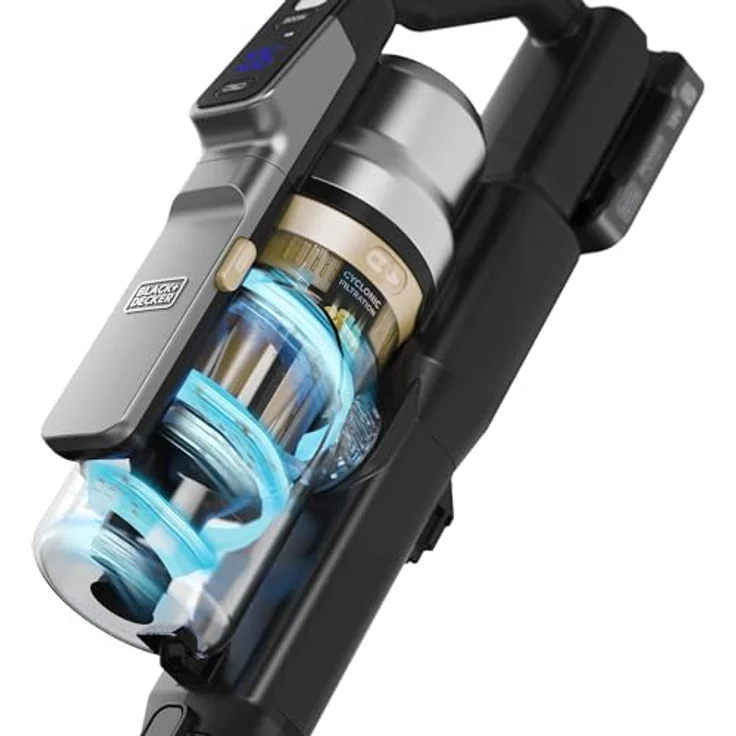 Black + Decker Akku-Hand- und Stielstaubsauger, kabelloser Staubsauger mit leichtem Design, leistungsstarkem Lithium-Akku und vielseitigen Einsatzmöglichkeiten – Bild 11
