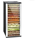 Klarstein Fruit Jerky 18 Dörrautomat 1000W 18 Edelstahl-Etagen schwarz