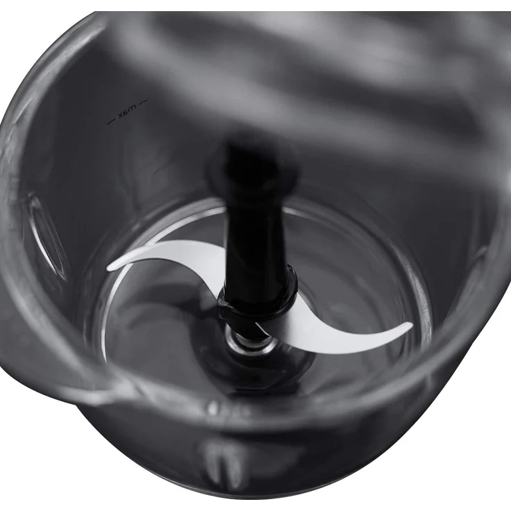 Russell Hobbs Zerkleinerer 24662-56, 200 Watt, 500ml Glasbehälter inkl. Deckel, Ein-Hand-Bedientaste, für Gemüse, Obst & Fleisch, matt schwarz – Bild 3