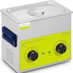 Ulsonix Ultraschallreiniger Ultraschallreinigungsgerät Ultraschallbad 3,2 L 120 W 40 kHz, Ultraschallreiniger, Rot, Weiss