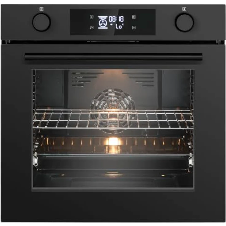 Bomann® EBO 7913, Einbaubackofen mit mattem Glas, 3D Heißluft, Grillfunktion, 73L, Temperaturbereich 50 - 250°C – Bild 1