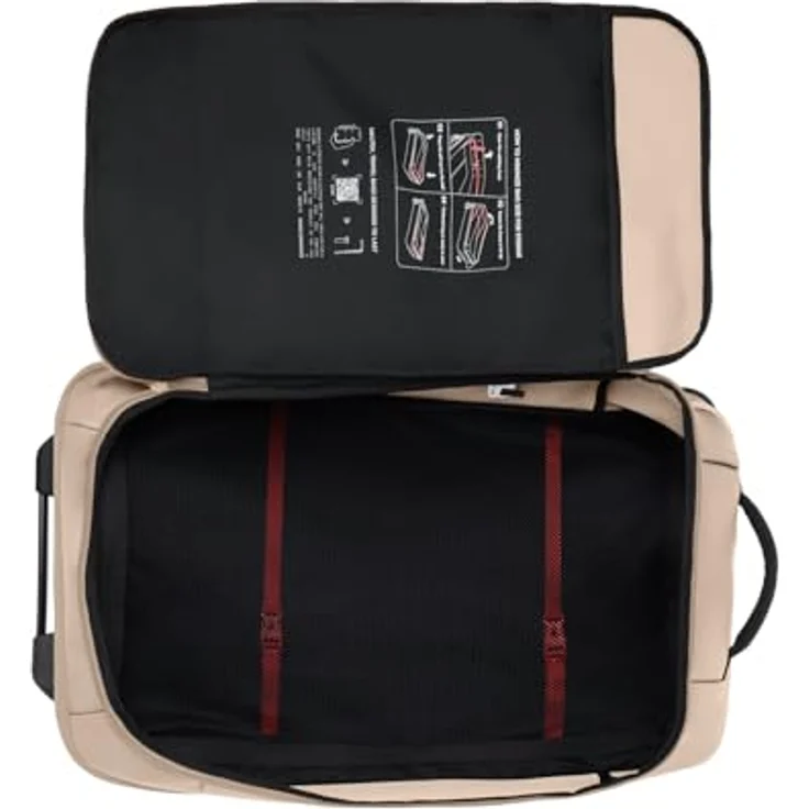 Vaude Takutea 65, 2 Rollen Trolley 65 cm, Farbe beige, 100% Polyurethan – Bild 3