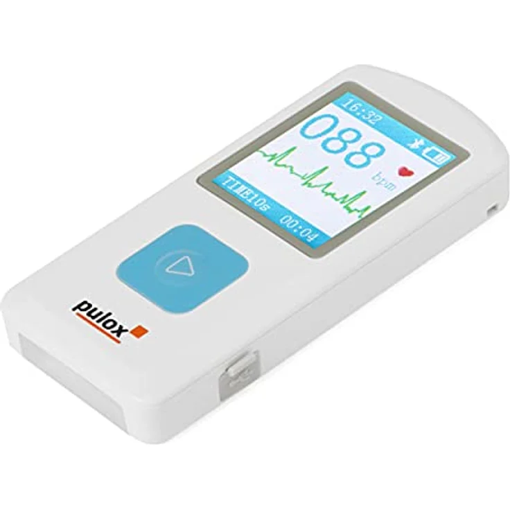 Pulox PM10 Mobiles EKG und Pulsoximeter, tragbares Gesundheitsgerät mit Bluetooth, EKG-Aufzeichnung und Herzfrequenzanalyse – Bild 6