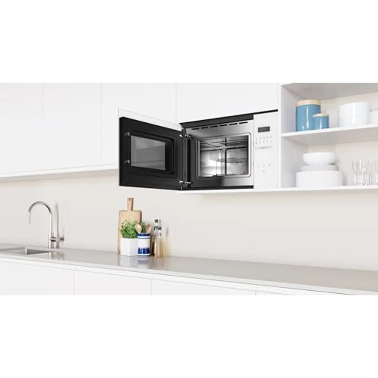 Balay 3CG5172B2 Mikrowelle mit Grill, Einbaugerät, 800W, 20 Liter Garraum, Memoryfunktion, Selbstreinigung, weiß – Bild 6