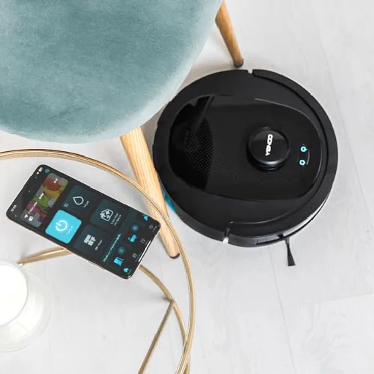 Cecotec Saugroboter Conga 8490 Ultimate Ultra Power Home, Lasernavigation, App-Steuerung, 2,5 L Staubautomatikentleerung, 7000 Pa, bis zu 170 Minuten Akkulaufzeit, Silikon-Hauptbürste für Haustiere – Bild 4