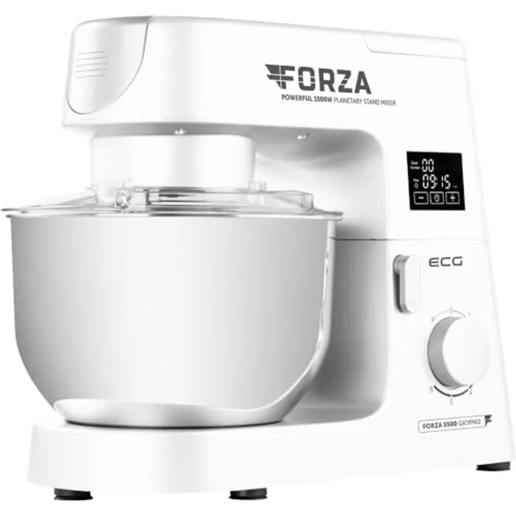 ECG FORZA 5500 Giorno Bianco, Küchenmaschine, Weiss