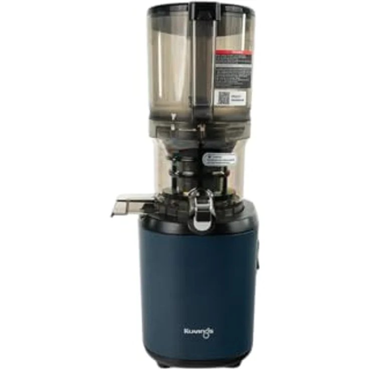Kuvings Slow Juicer AUTO6, Entsafter für Gemüse und Obst mit 1.7L Auto-Hopper, ruhiger 200 Watt Motor, 2-in-1 für Saft & Sorbet, BPA-frei, leicht zu reinigen, schlankes Design, Matt Navy – Bild 1