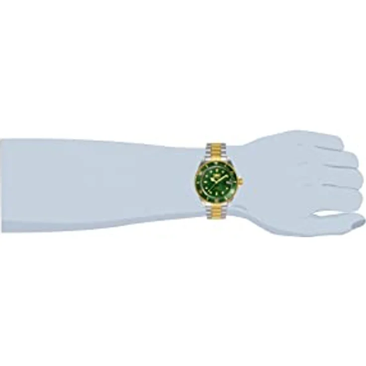Invicta Pro Diver Automatikuhr, Edelstahl Herren Armbanduhr mit grünem Zifferblatt, 40mm, 20 bar wasserdicht – Bild 3