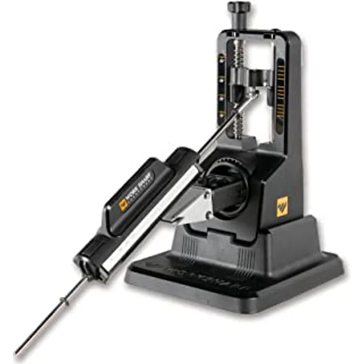 Work Sharp Schärfgerät Precision Adjust Knife Sharpener - manueller Messerschärfer mit einstellbarem Winkel - stabile und standfeste Grundlage für das Schleifen auf dem Tisch