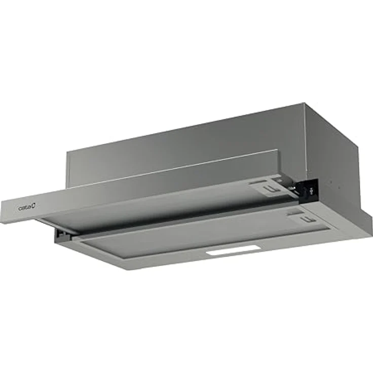 CATA Teleskopische Dunstabzugshaube Modell TFB-5160 X, 2 Leistungsstufen, 300 m³/h, Energieeffizienzklasse C, rostfreier Edelstahl, leiser Betrieb – Bild 2