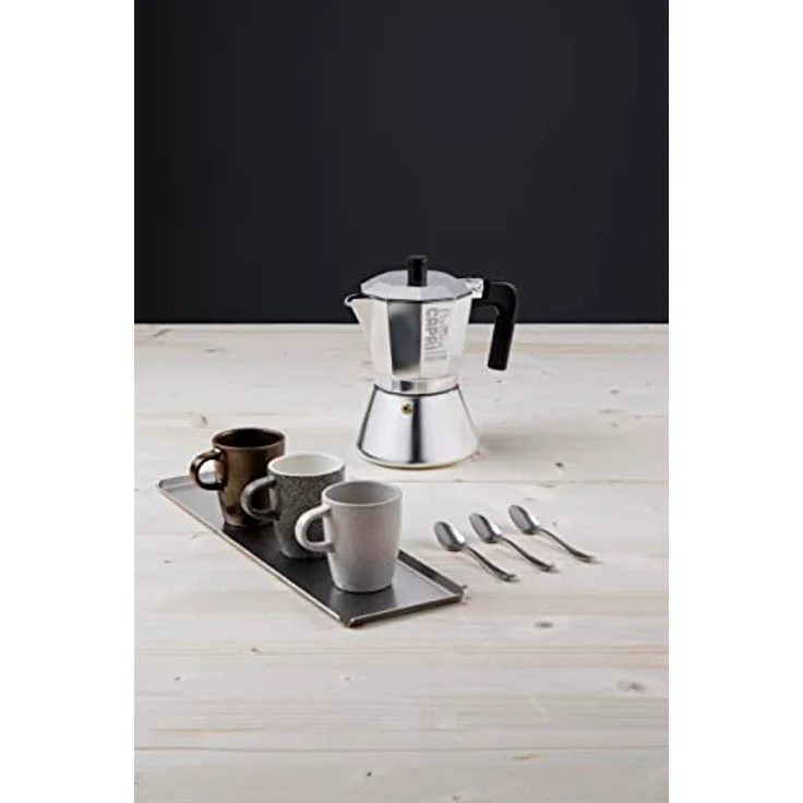 PINTINOX CAPRI INDUKTION Espressokocher, induktionsgeeignet für traditionelle Espressozubereitung – Bild 2