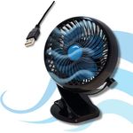 STARLYF Tragbarer kabelloser Starylf Fast Fan, USB-aufladbar, 360-Grad-Rotation, Premium-Mini-Ventilator für Zuhause, Büro, leise und mit Geschwindigkeitsregelung