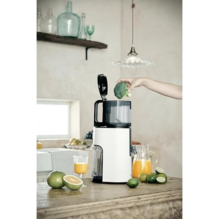HUROM | H400 | Entsafter für Obst und Gemüse | Hurom Easy Clean H400 | Schneidschale | 150 Watt | BPA-frei | Weiß – Bild 5